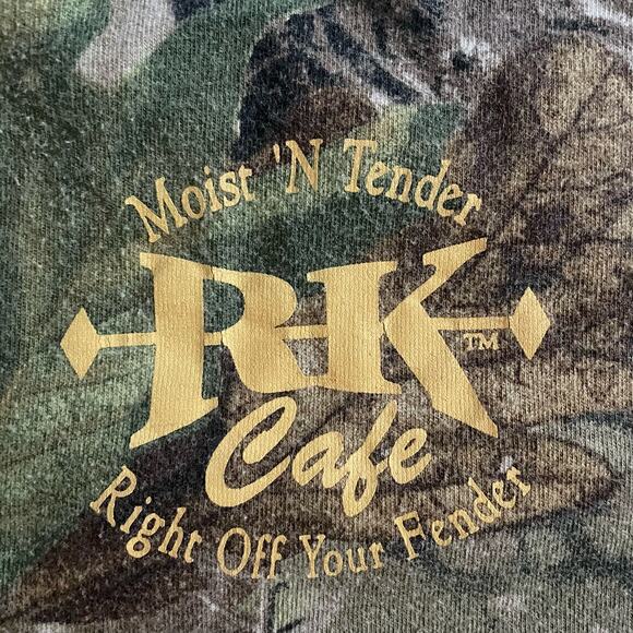 Roadkill Cafe Seligman Arizona Code V Realtree Camouflage Graphic T-shirt - Picture 3 of 6